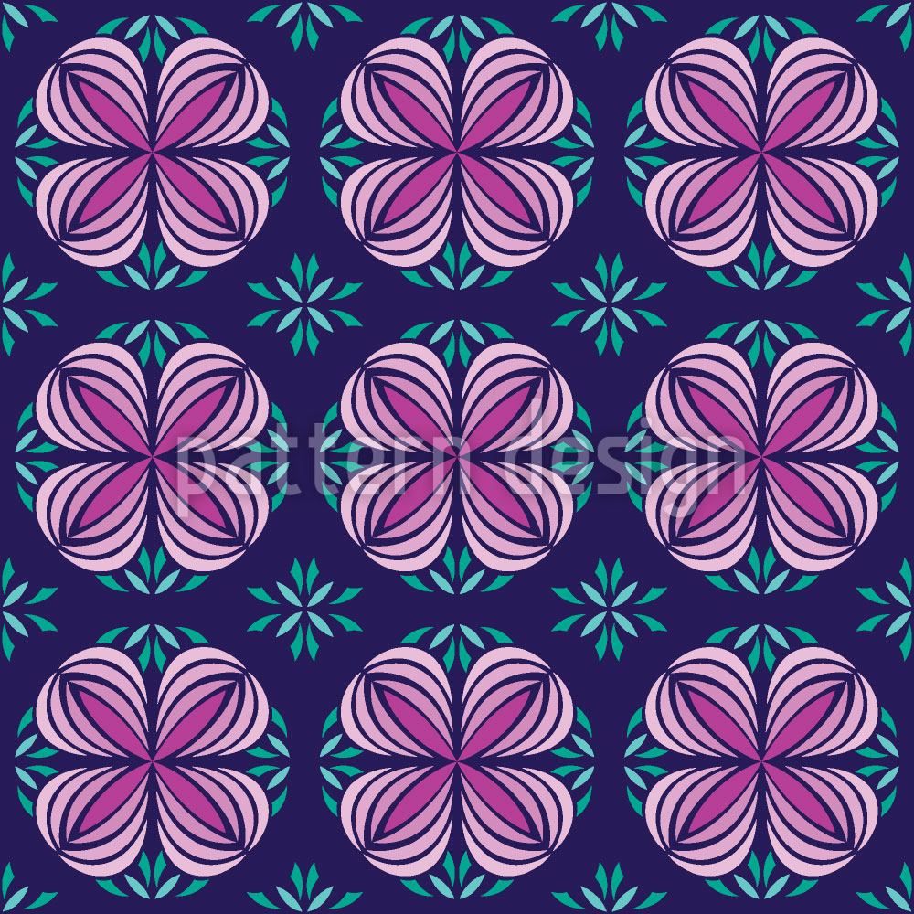 patterned-wallpaper-geofloral