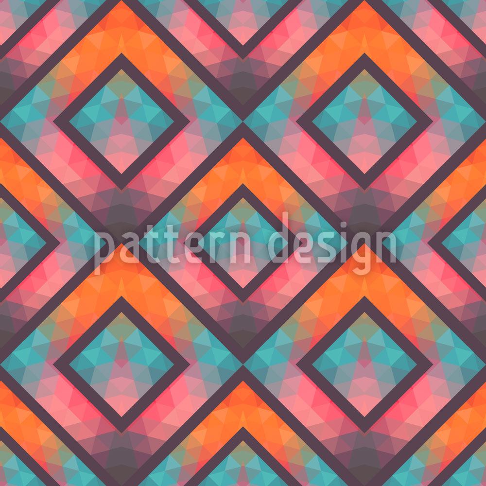 patterned-wallpaper-crystal-mosaic