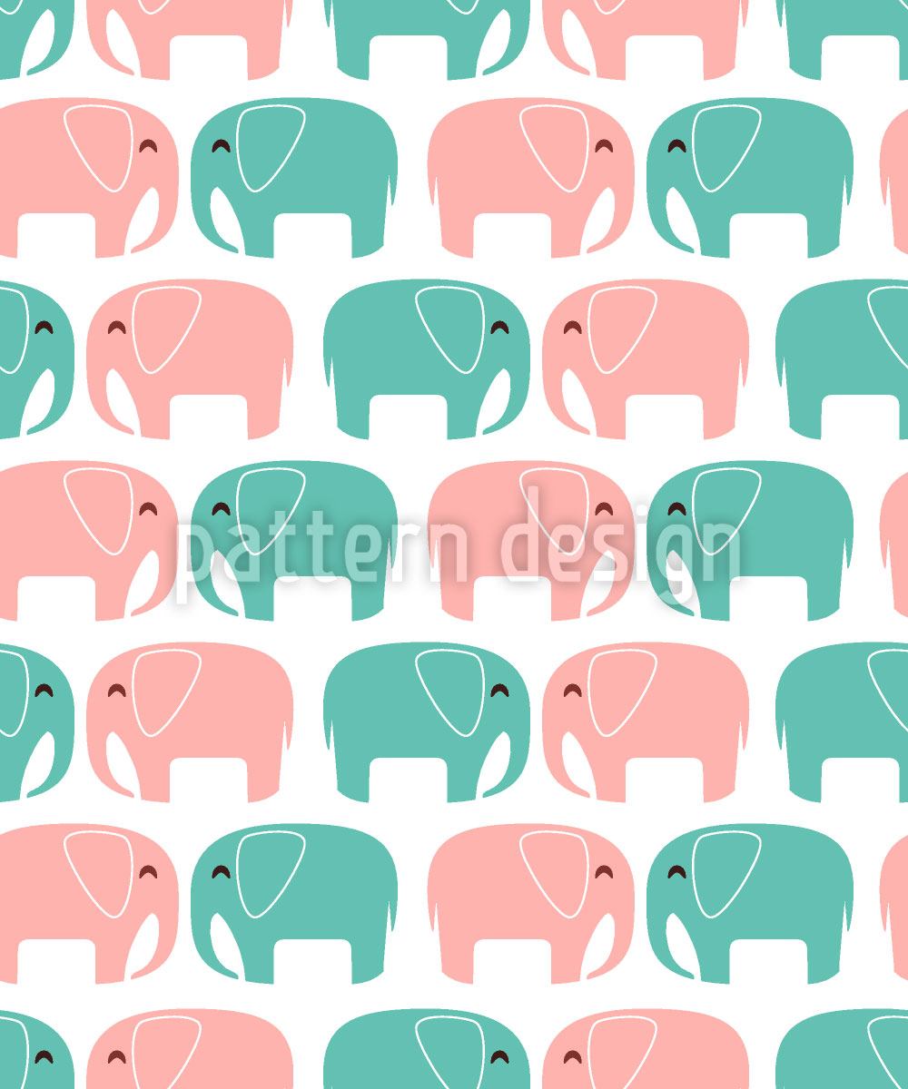 patterned-wallpaper-elephants-in-love