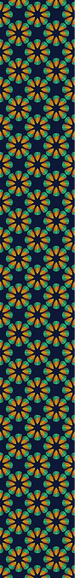 patterned-wallpaper-metal-flowers