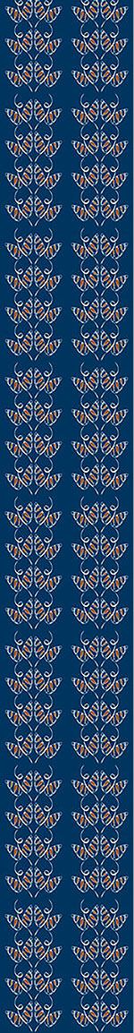 patterned-wallpaper-attracting-butterflies-in-blue