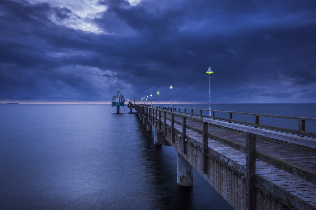 photo-wallpaper-pier-at-night