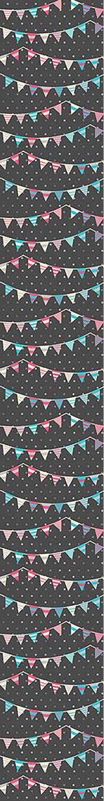 patterned-wallpaper-striped-festoons-on-polkadot