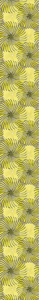 patterned-wallpaper-turning-wheels-yellow