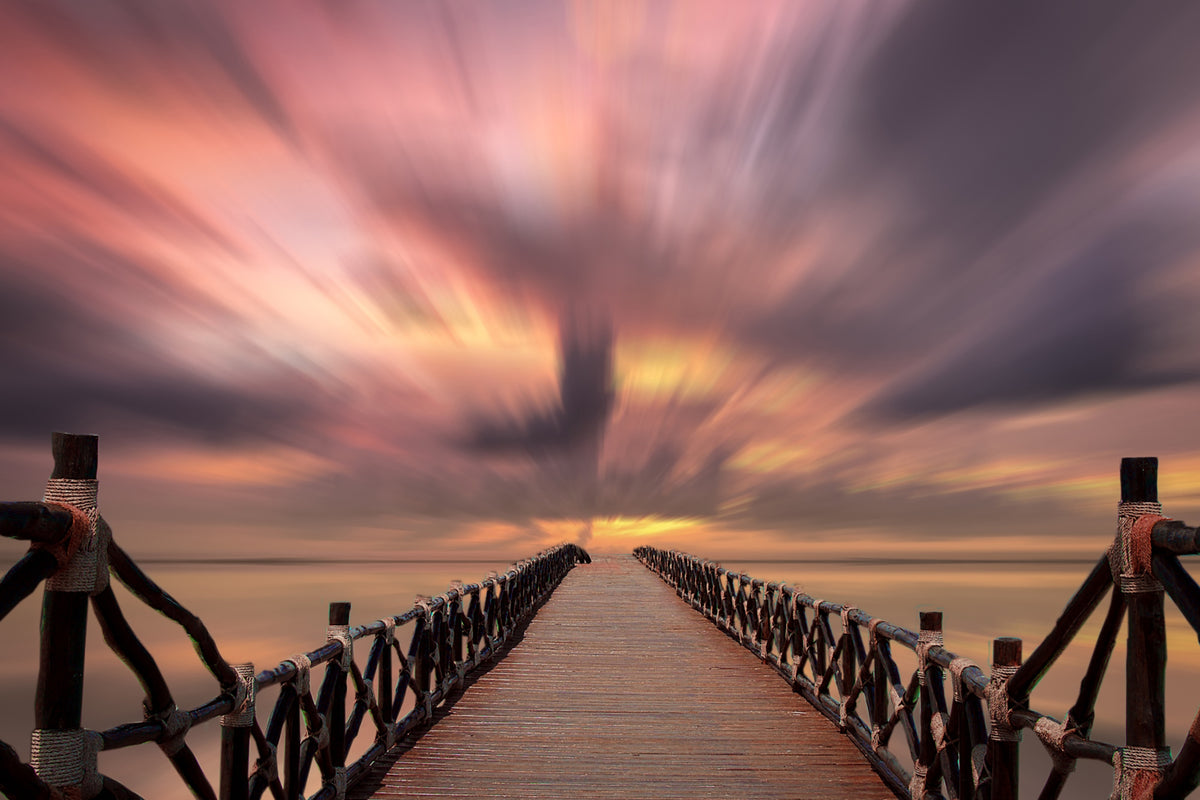 photo-wallpaper-bridge-in-the-fire-of-heaven