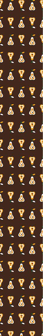 patterned-wallpaper-chocolate-fondue-with-pear