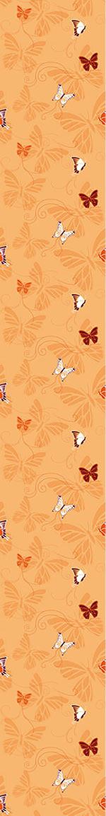 patterned-wallpaper-butterflies-orange