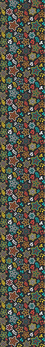 patterned-wallpaper-flowers-and-leaf-fantasy-one-summer-night