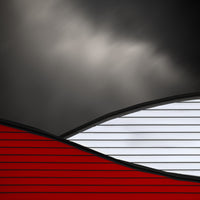 photo-wallpaper-wavy-red-white-roof