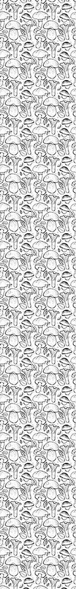 patterned-wallpaper-mushrooms