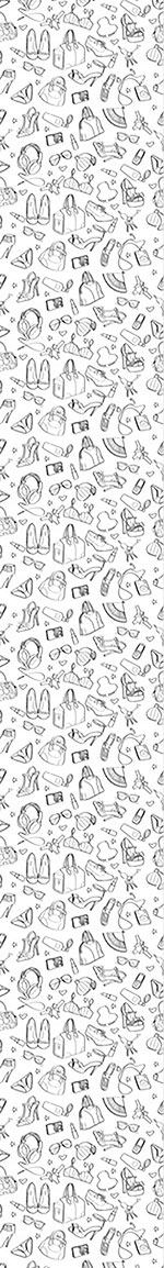 patterned-wallpaper-scattered-accessories