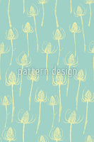 patterned-wallpaper-thistle-silhouettes