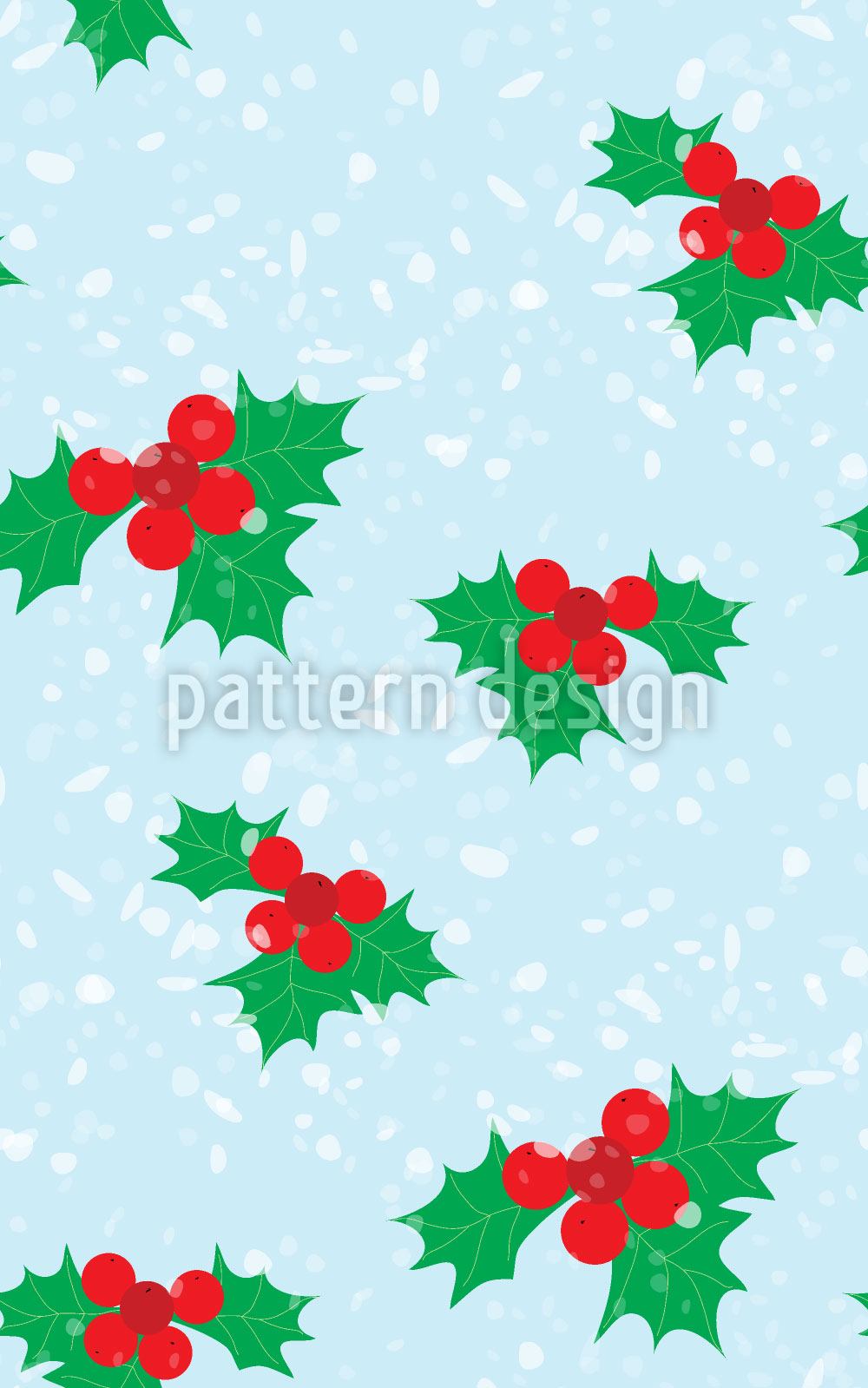 patterned-wallpaper-winterly-holly