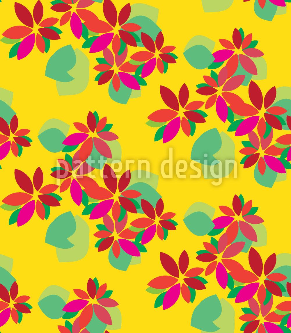 patterned-wallpaper-flora-tropicale