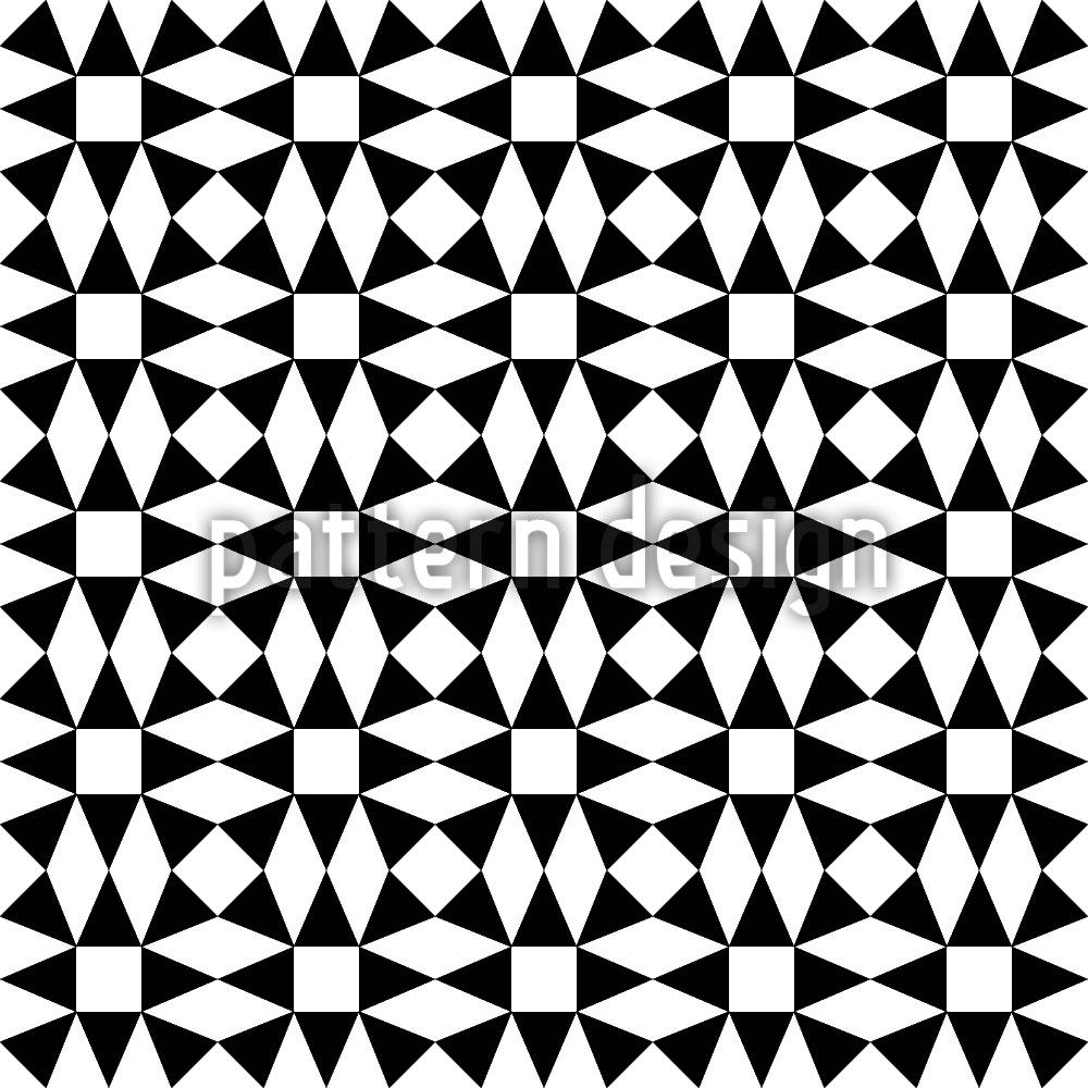 patterned-wallpaper-black-diamond-illusion