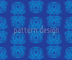 patterned-wallpaper-phoenix-in-blue