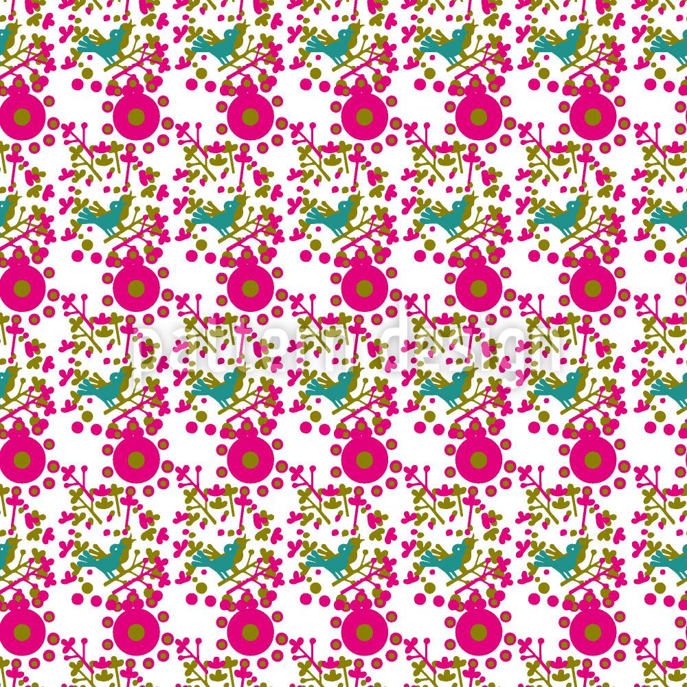 patterned-wallpaper-pink-birdies