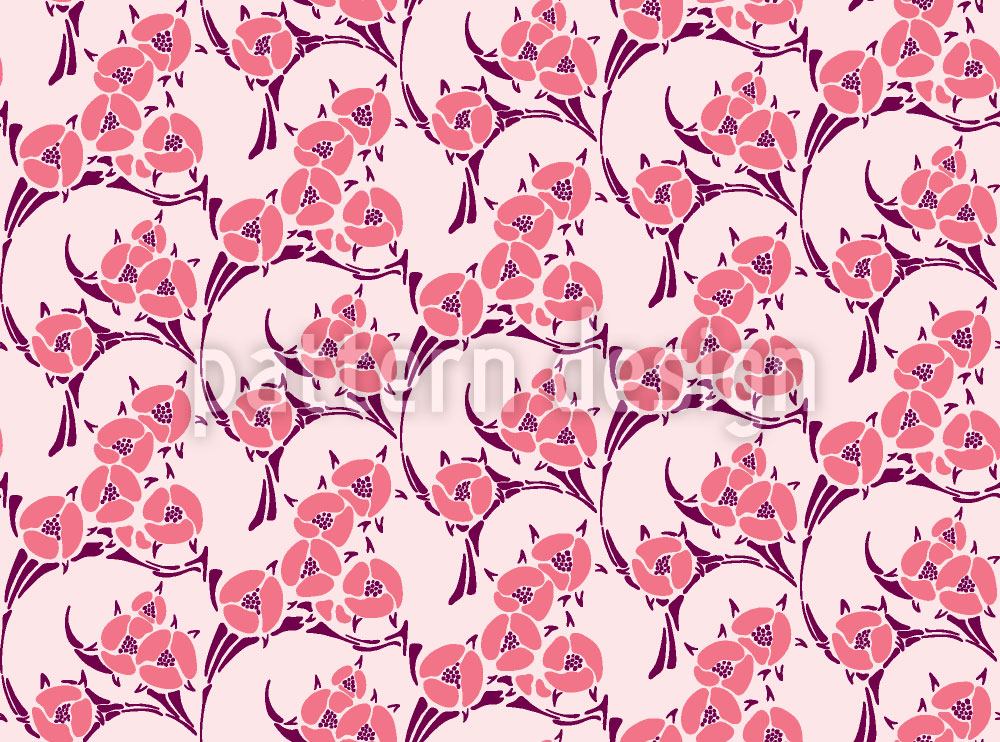 patterned-wallpaper-la-vie-en-rose