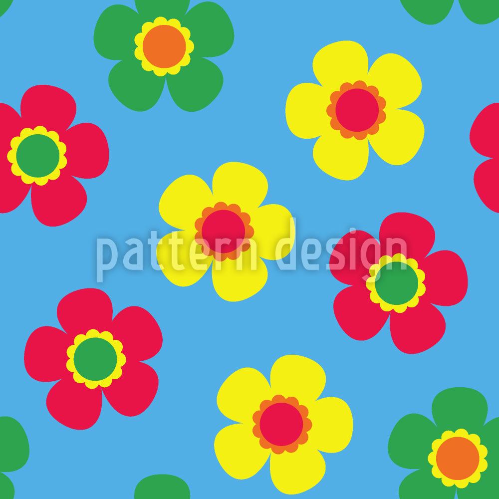 patterned-wallpaper-small-flowers-bring-back-summer