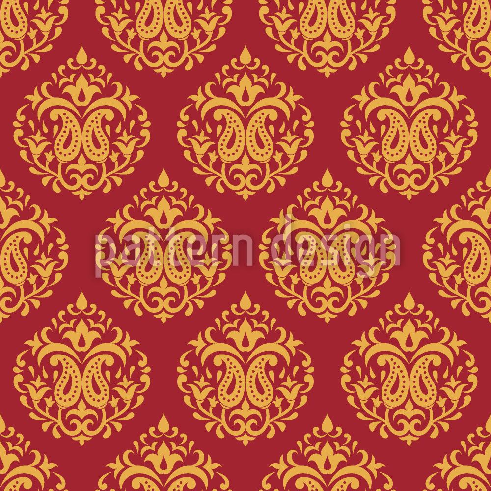 patterned-wallpaper-indian-damask