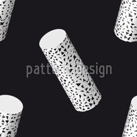 patterned-wallpaper-cylinders-with-decor