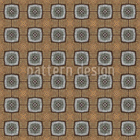 patterned-wallpaper-octagons-on-gold