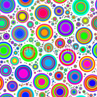 patterned-wallpaper-neon-bubbles