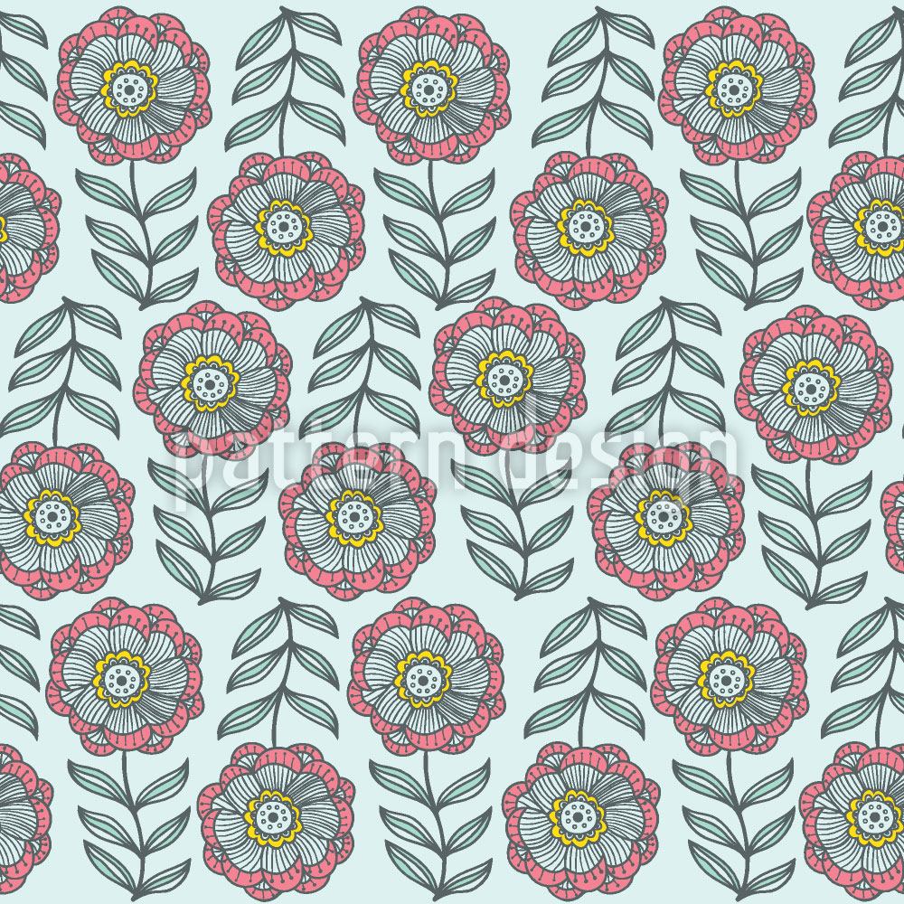 patterned-wallpaper-softness-in-the-flower-bed