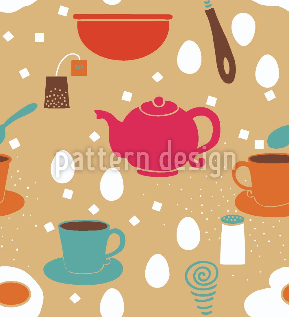 patterned-wallpaper-breakfast-is-ready