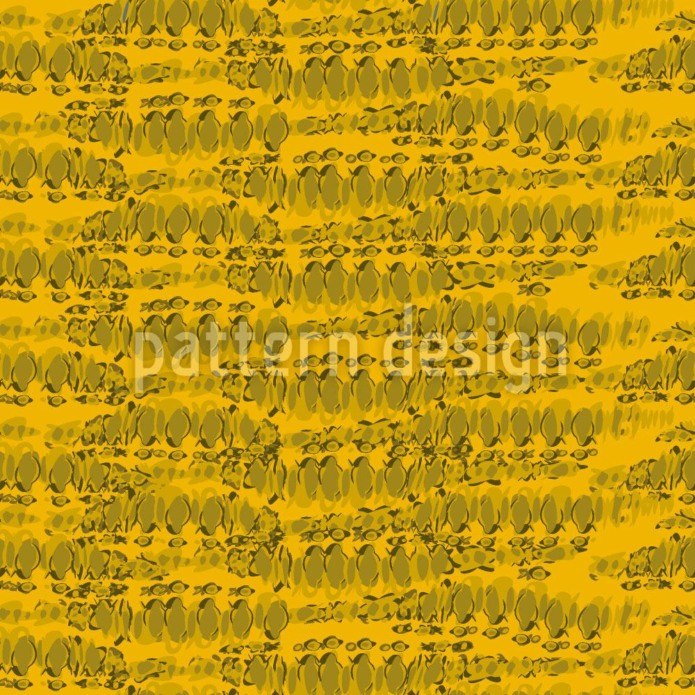 patterned-wallpaper-reptilio-yellow