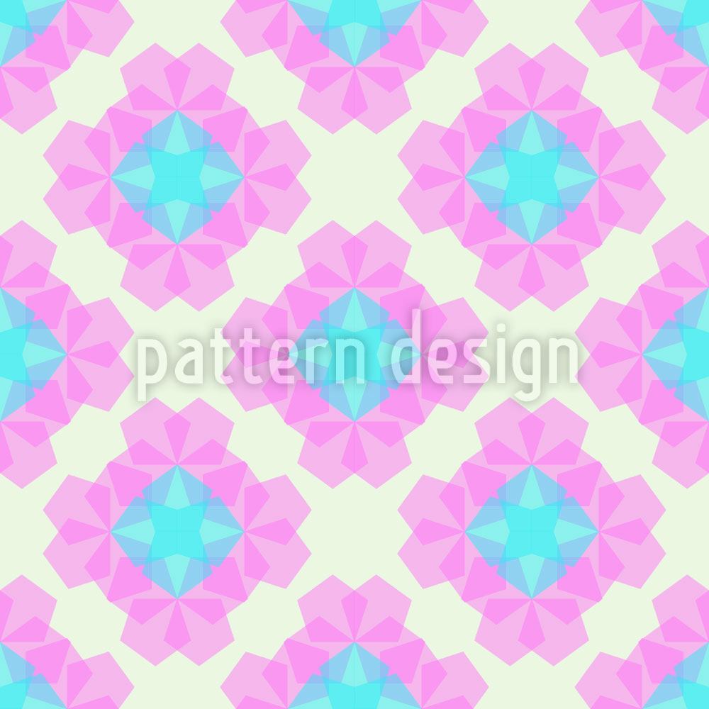 patterned-wallpaper-pentagon-diamonds