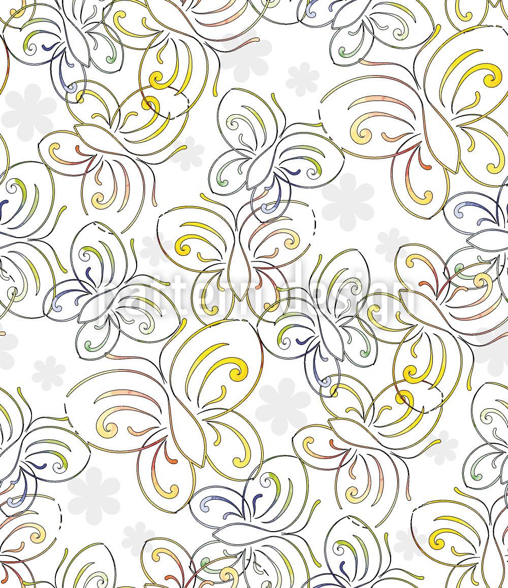 patterned-wallpaper-butterfly-wedding