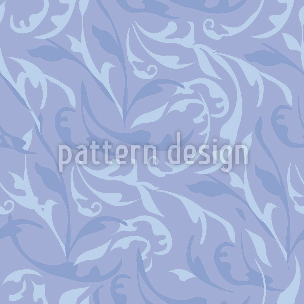 patterned-wallpaper-stylised-tendrillars