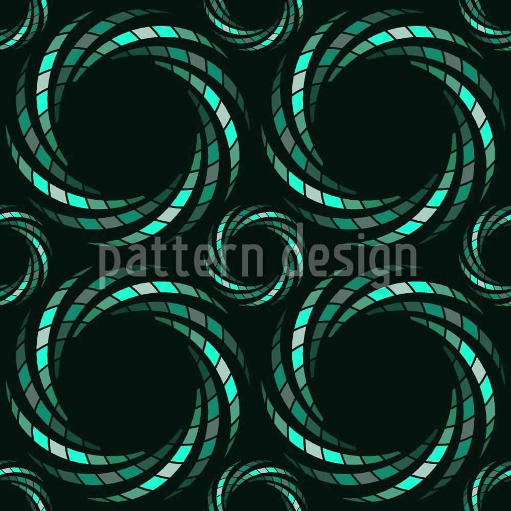 patterned-wallpaper-mosaic-spirals