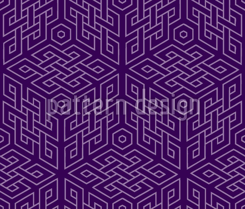 patterned-wallpaper-in-the-cube-maze