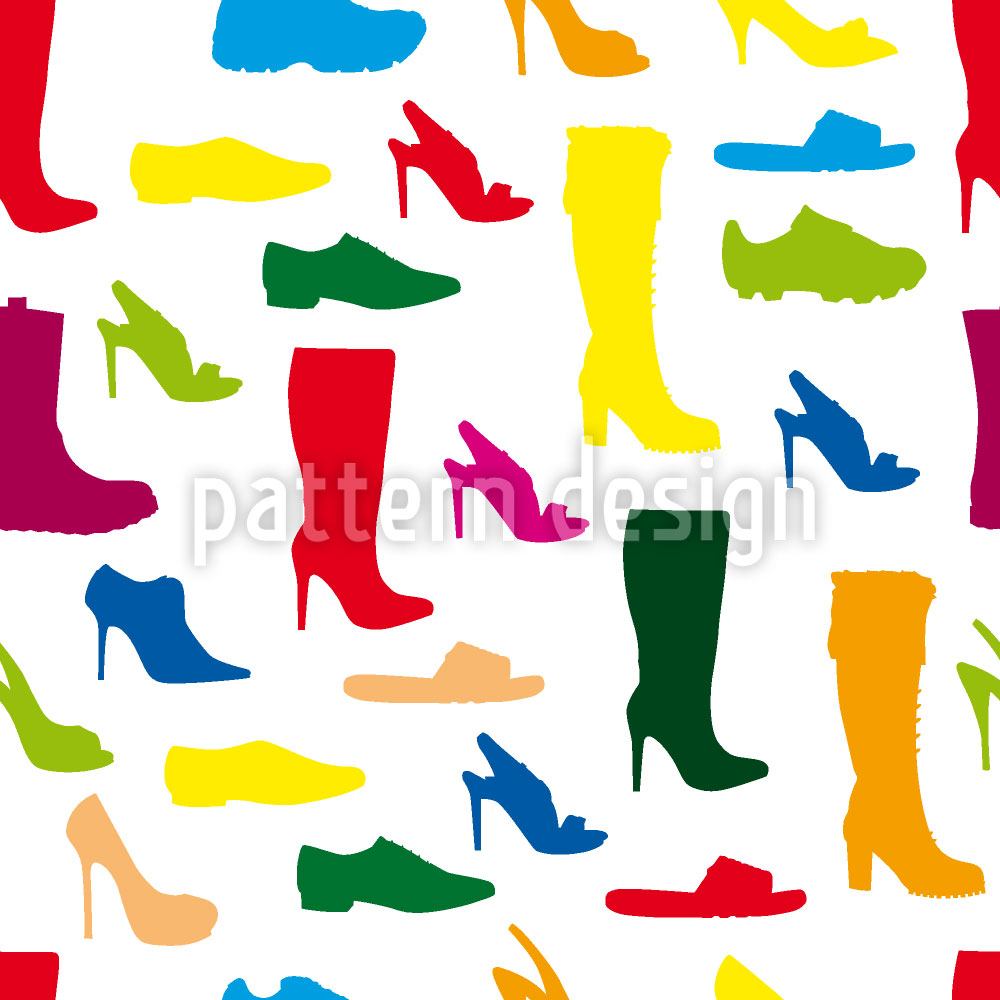 patterned-wallpaper-shoes