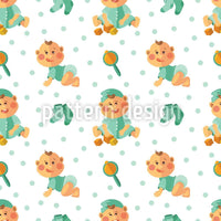 patterned-wallpaper-baby-boy-and-toy