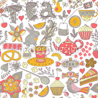 patterned-wallpaper-funny-tea-party-in-wonderland