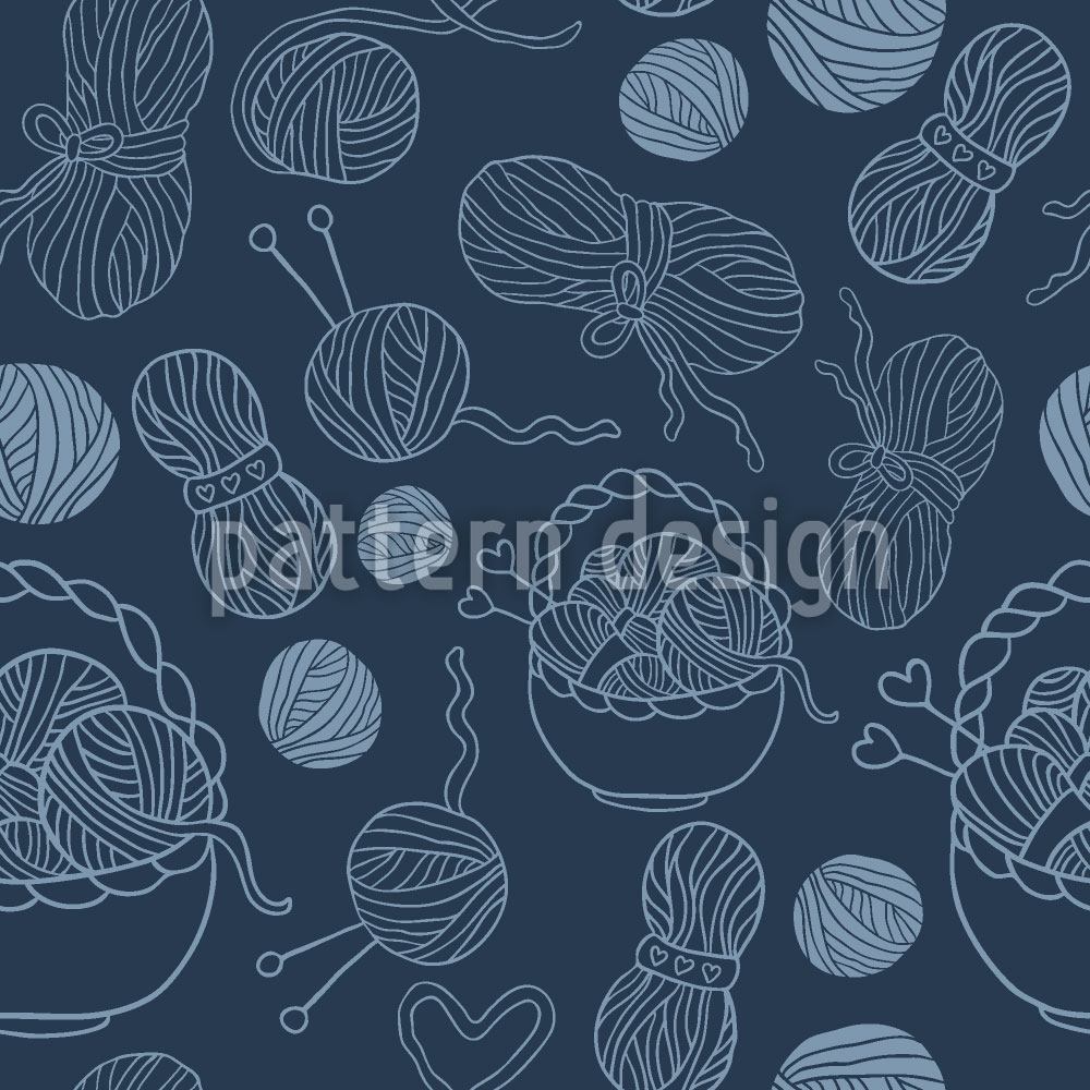 patterned-wallpaper-knitting