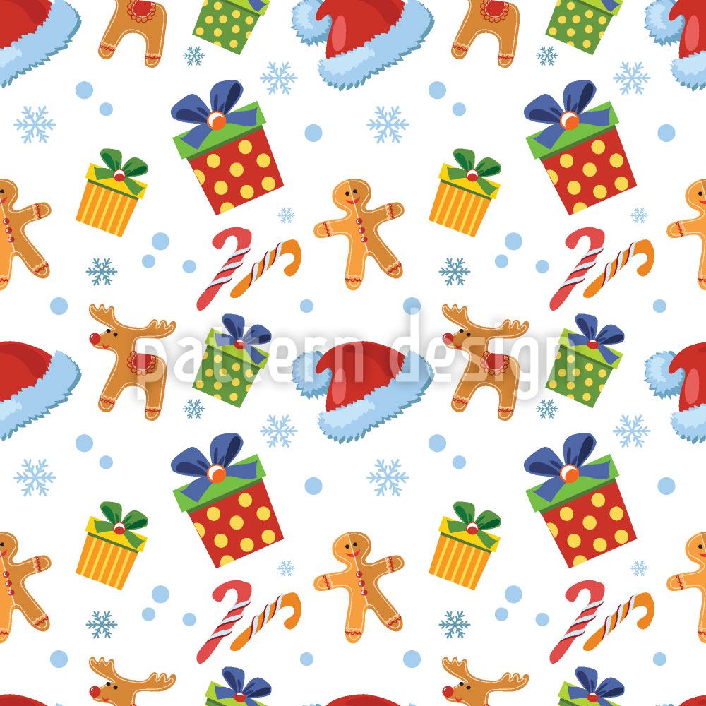 patterned-wallpaper-christmas-candy