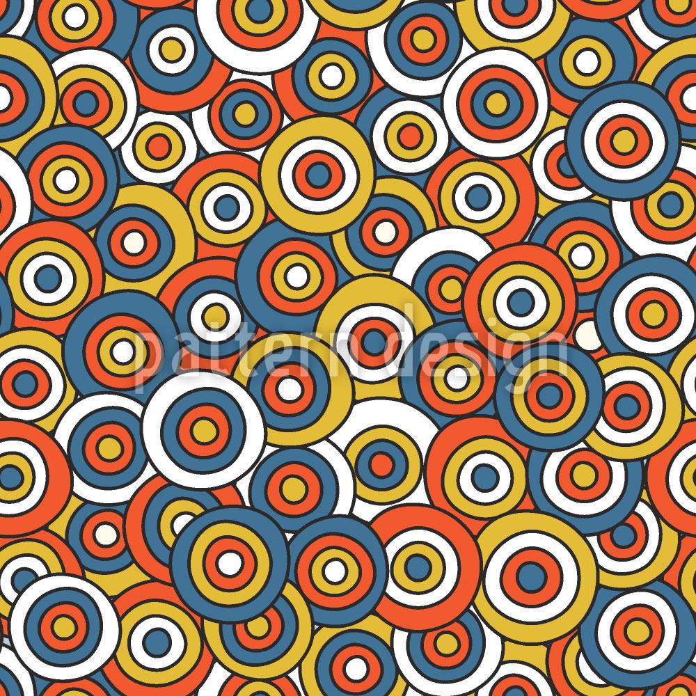 patterned-wallpaper-circles-on-circles