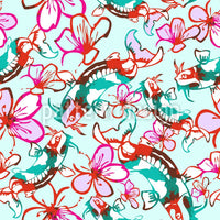 patterned-wallpaper-koi-in-a-sea-of-flowers