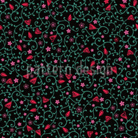 patterned-wallpaper-rapunzels-garden-at-night-time