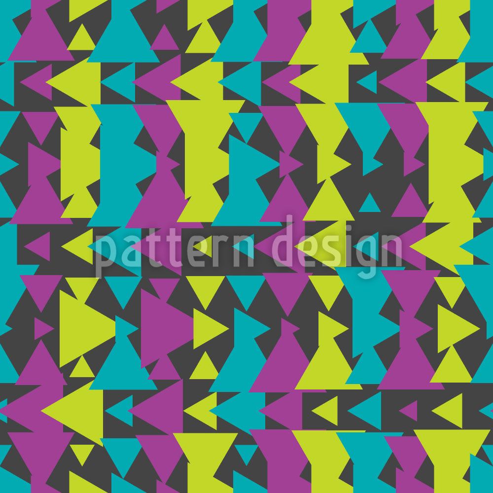 patterned-wallpaper-triangulistica