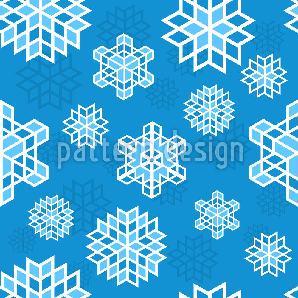 patterned-wallpaper-cool-snowflake