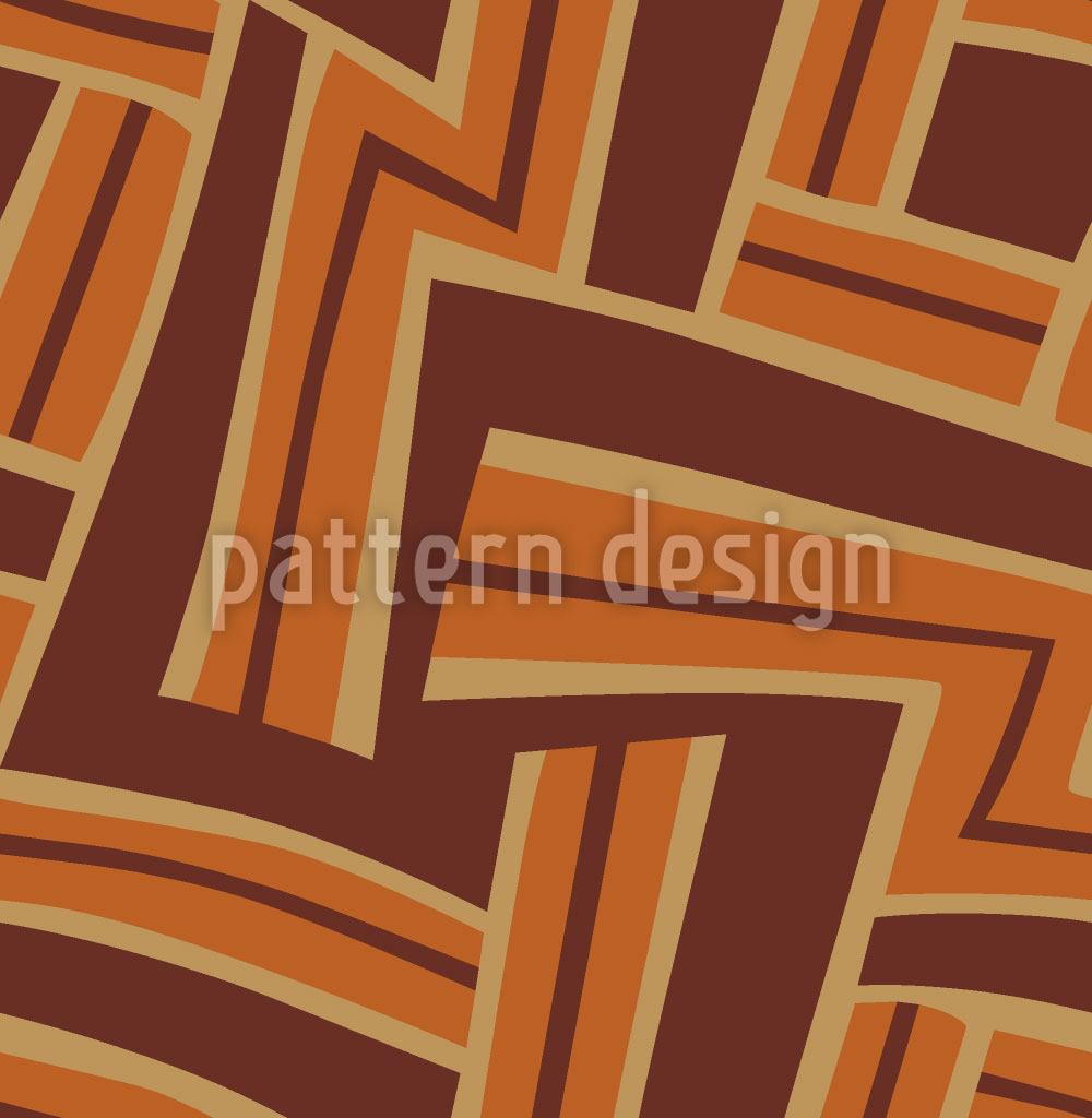 patterned-wallpaper-maze-rusty