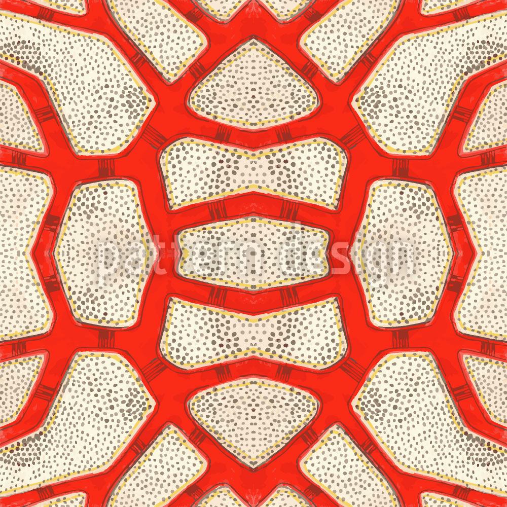 patterned-wallpaper-red-coral