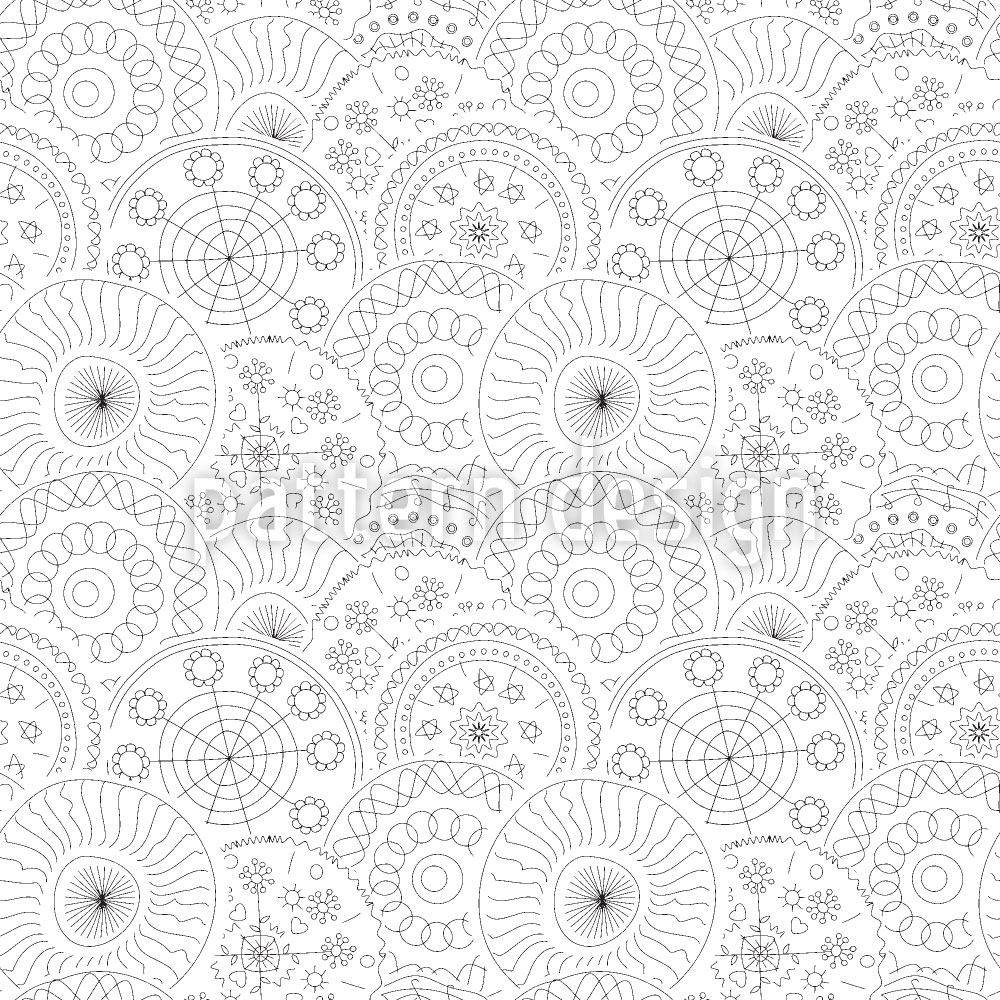 patterned-wallpaper-filigree-circle-flowers