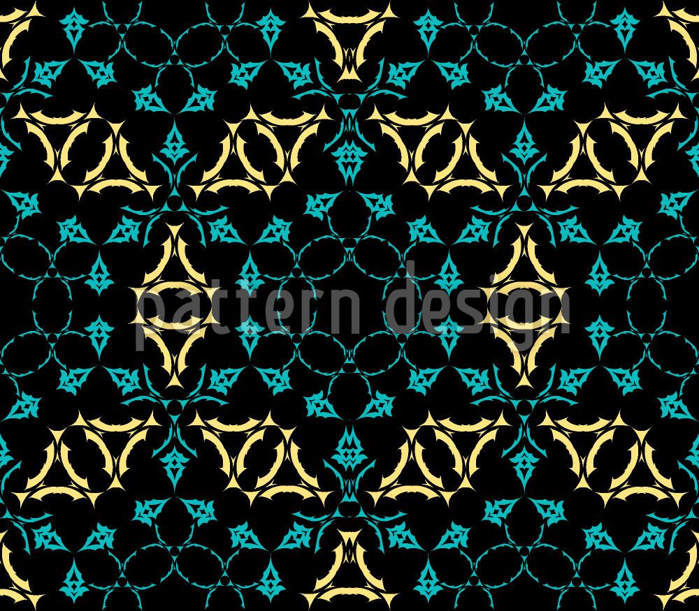 patterned-wallpaper-medieval-kaleidoscope