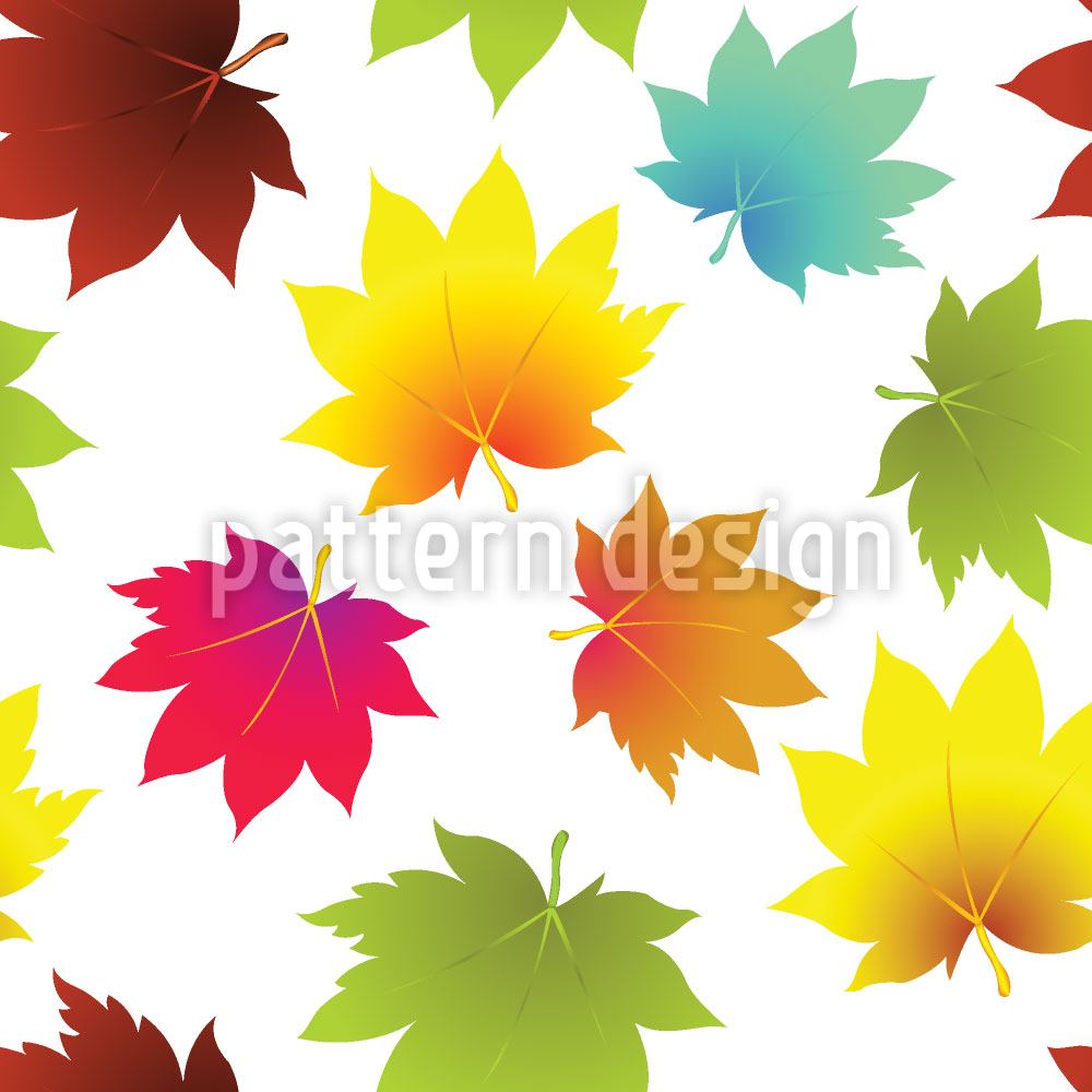 patterned-wallpaper-leaves-in-autumn